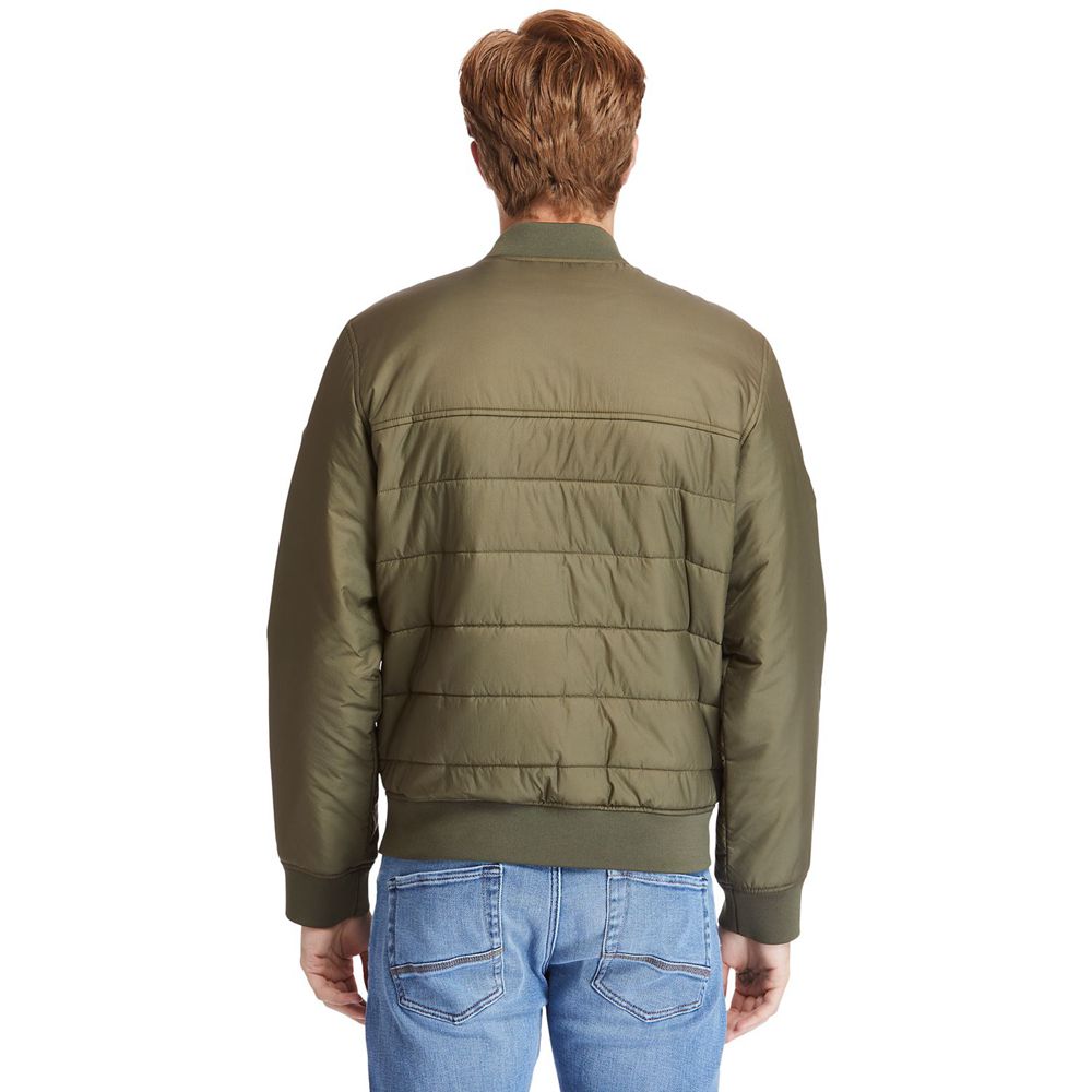 Chaquetas Timberland Hombre Foss Mountain Reversible Lightweight Verde Oliva - Chile COH-243579